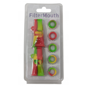 Mouth Piece With 7 Pcs Carbon Filter For Blunt & Chillums [SWP178]